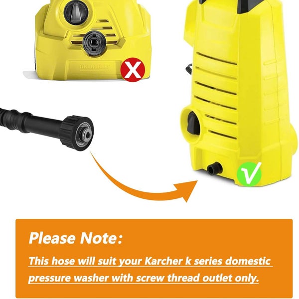 10M High Pressure Replacement Hose for Karcher K2 (Old Model) Carousel 2