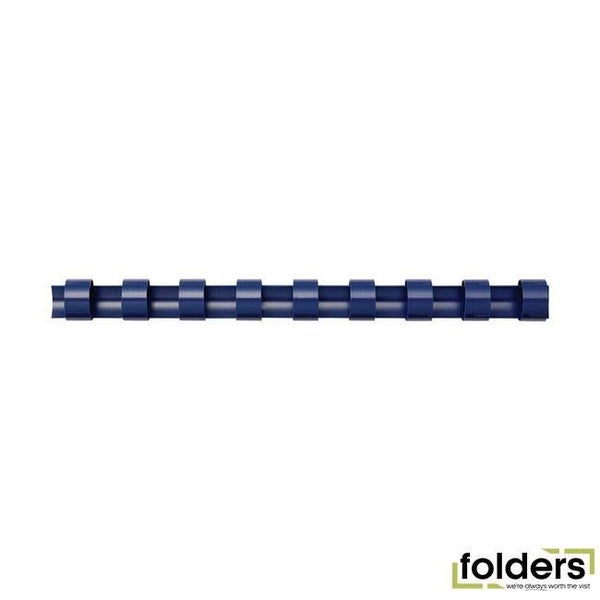 Fellowes Plastic Binding Combs 6mm - Blue (F5345106) Carousel 1