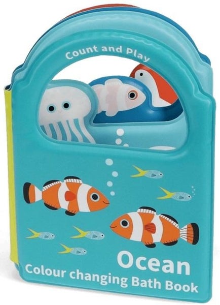 Rex London: Colour Changing Bath Book - Ocean Carousel 1