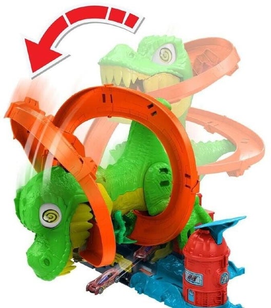 Hot Wheels: City T-Rex Fire Station - Playset Carousel 2