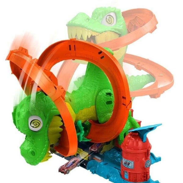Hot Wheels: City T-Rex Fire Station - Playset Carousel 5