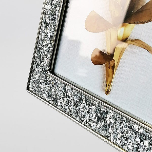 Silver Sequin Frame - 6 x 8 Carousel 2