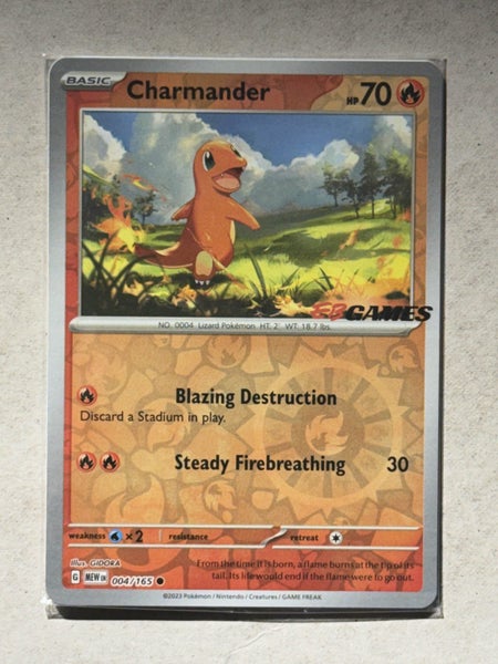 Charmander EB games Promo - 004/165 (EBGames Exclusive) Carousel 1