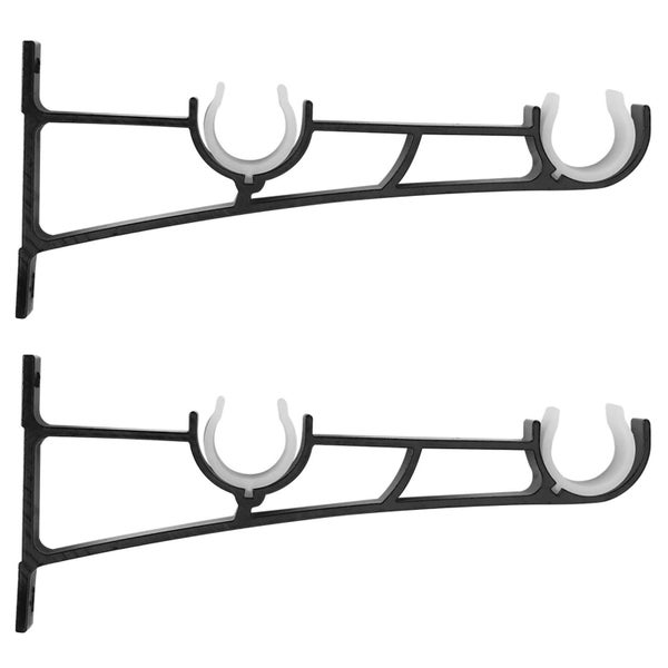 2 Pack Curtain Rod Brackets for Walls, Curtain Rod Holder, Drapery Rod Hold Carousel 9