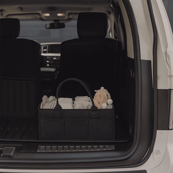 Baby Diaper Caddy Organizer Nursery Basket Set Baby Basket Gift Registry Ba Carousel 8