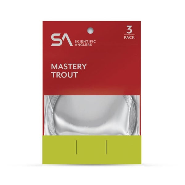 S.A. Mastery Trout Leader 9' 7X 1-Pack Carousel 1