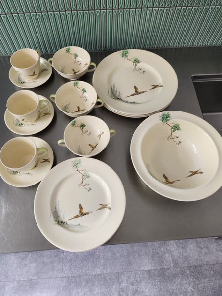 Vintage Royal Doulton "The Coppice" dinnerset 19 pcs Carousel 1