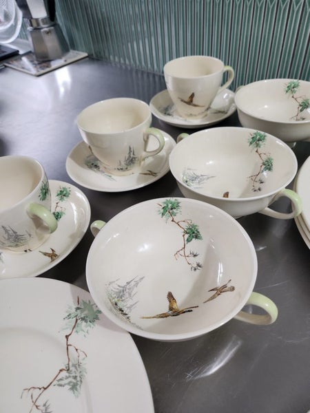 Vintage Royal Doulton "The Coppice" dinnerset 19 pcs Carousel 7