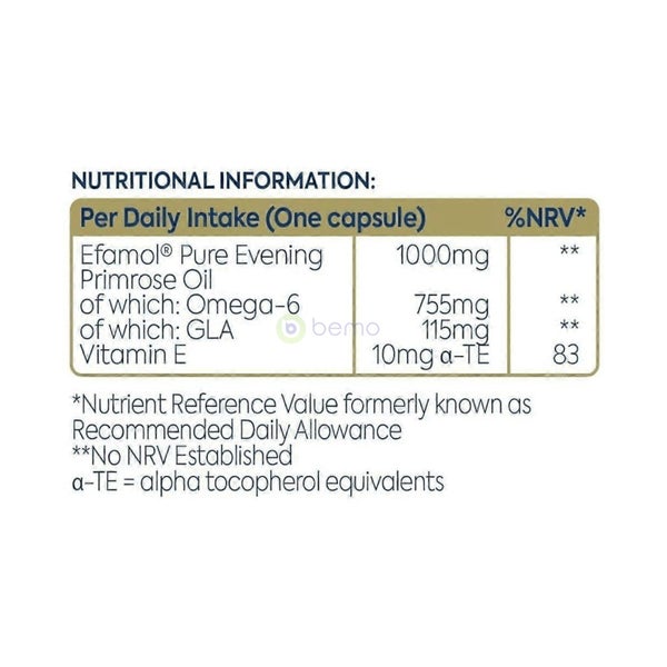 Efamol, Pure Evening Primrose Oil, 1000mg, 30 Capsules Carousel 2