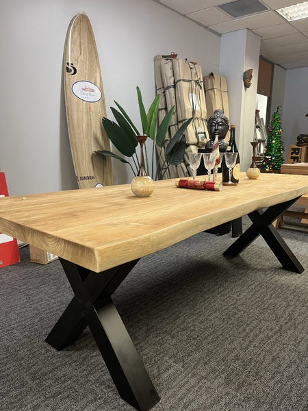 Impressive Large Teak Dining Table Carousel 1