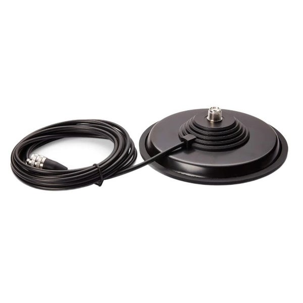 TECHOMAN TURBO-SO170 170mm Magnetic Mount SO239 4m Coaxial Cable to PL259 Carousel 1