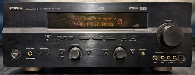 Yamaha RX-V650 Amplifier 95Wx7 Zone 2 Carousel 2