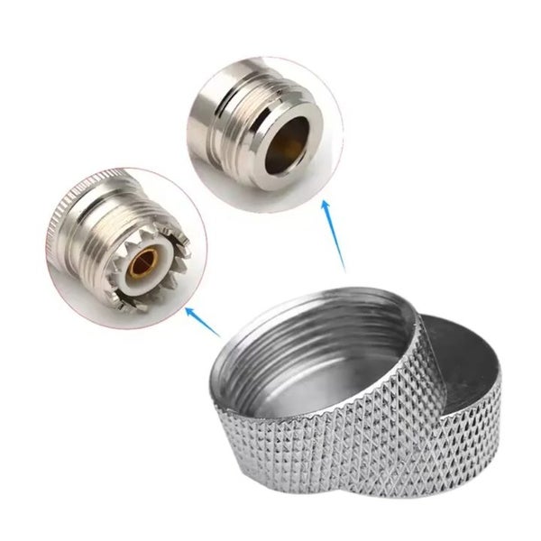 TECHOMAN SO239 / N Socket Metal Connector Cover Protector Cap Carousel 2