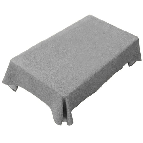 Faux Linen Small Rectangle Tablecloth for Kitchen Dining Room,Outdoor Coffe Carousel 1