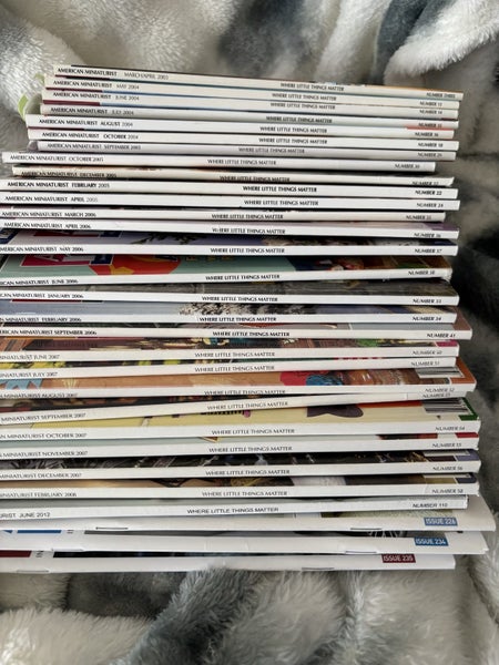 American miniaturist magazines for dollhouse Carousel 1