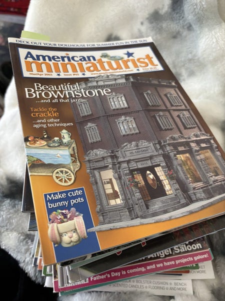 American miniaturist magazines for dollhouse Carousel 2