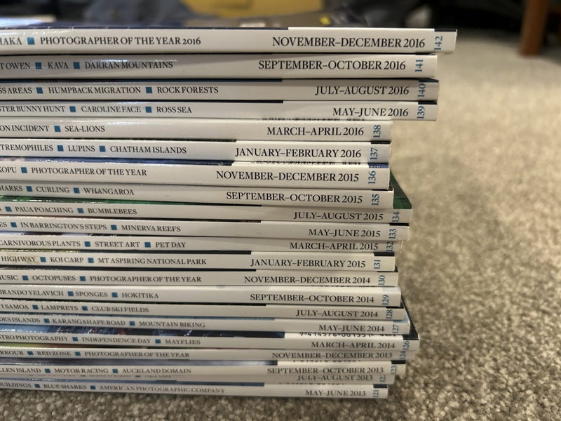 NZ Geographic set (142 issues) Vol1-Vol142 Carousel 14