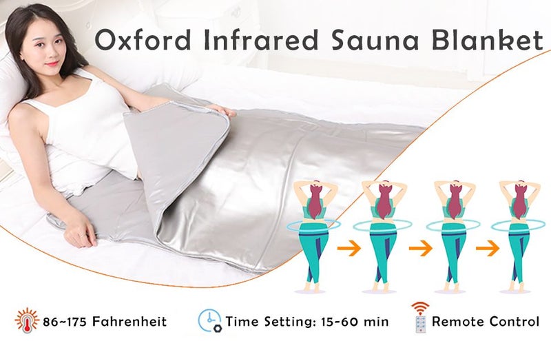 FS Sauna Blanket Far Infrared FIR 2 Parts Weight Loss Detox Slimming SPA Machine Carousel 13