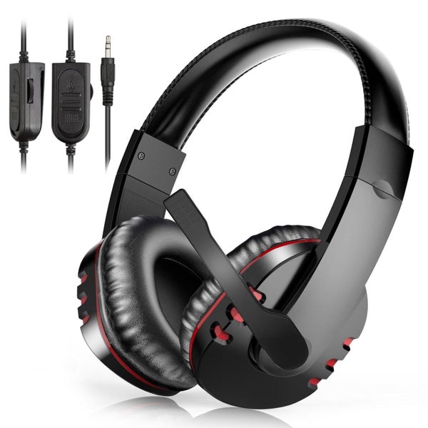 Gaming Headset with Microphone Fit for PC/PS4/PS5/Xbox One/Nintendo, Stereo Carousel 1