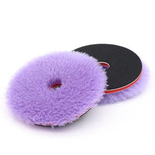 5.5 inch Purple Wool Polishing Pad Car Paint Polishing for Buffer Polisher Carousel 1