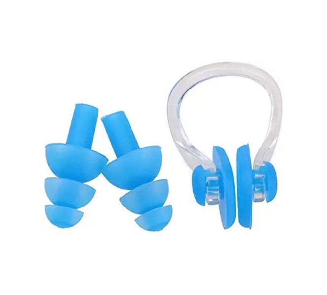 Swimming Silicone Nose Clip and Earplug Set Carousel 1