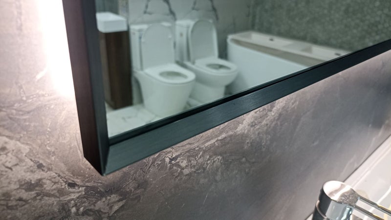 Mirror with LED Light, Rectangular 900mm Metal Frame. More sizes available Carousel 5