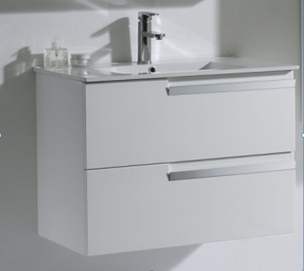 Vanity JS750, 750mm Wall Hung, white Carousel 1