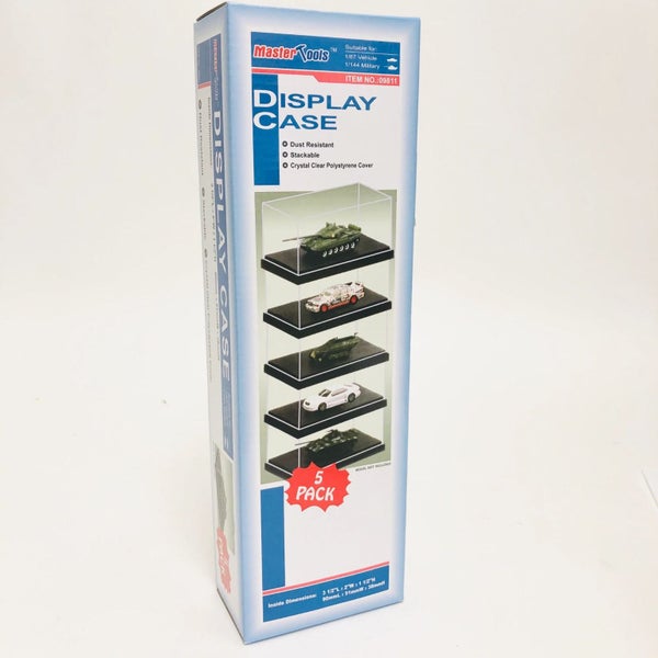 Trumpeter Display Case Vitrine 5-Piece Set 90 x 51 x 38 mm 09811 NZ Stock Carousel 1