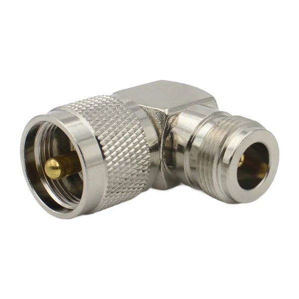 N Type Socket To PL259 Plug Right Angle Socket Joiner / Connector / Adaptor Carousel 1