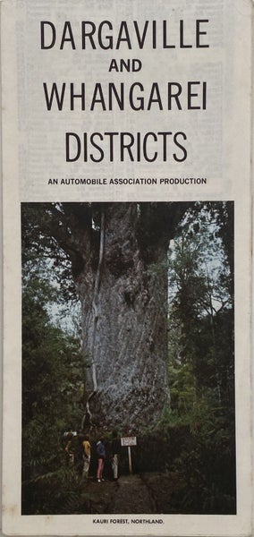 AA ROAD MAP: Dargaville and Whangarei Districts circa 1980 Carousel 1