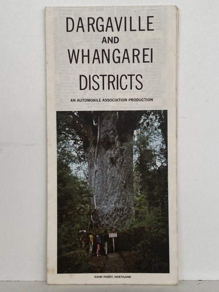 AA ROAD MAP: Dargaville and Whangarei Districts circa 1980 Carousel 2