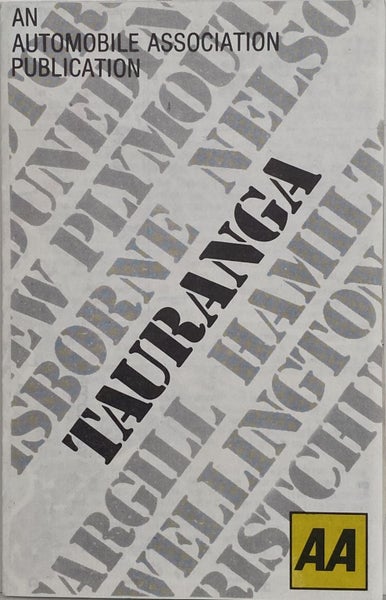 AA ROAD MAP: Tauranga circa 1980s Carousel 1