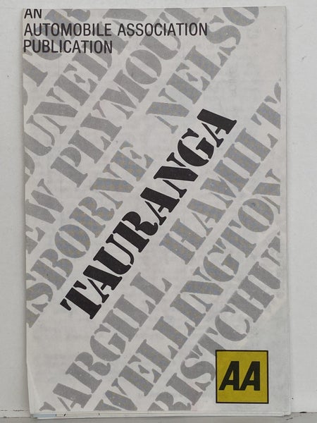AA ROAD MAP: Tauranga circa 1980s Carousel 2