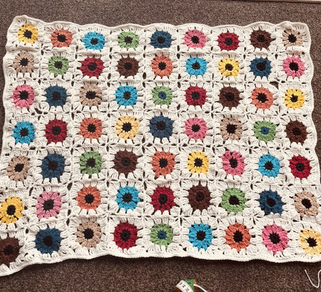 cotton baby blanket Carousel 1