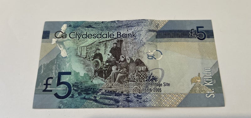 SCOTLAND - CLYDESDALE BANK £5 Carousel 4
