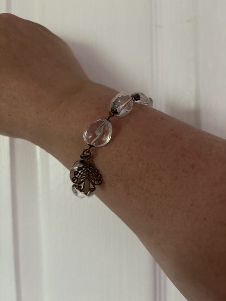 Amazing vintage style Pam Kerr designs bracelet - crystal Carousel 1