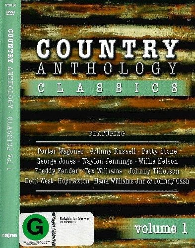 Country Anthology Classics Vol 1 - Porter Wagner Waylon Jennings DVD Region 4 Carousel 1