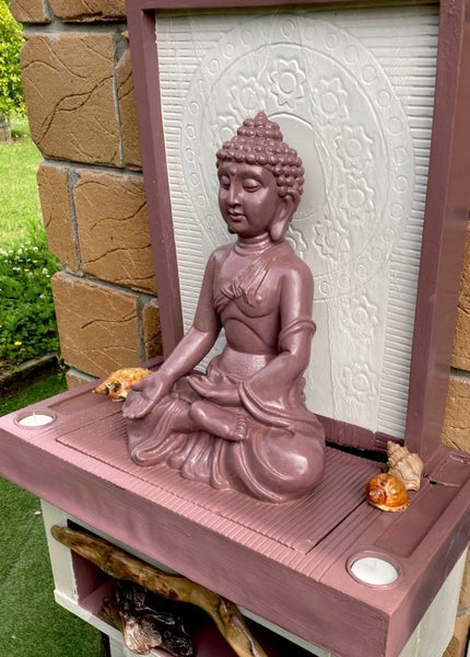 UNUSUAL BUDDHA GARDEN WATER FEATURE – FOUNTAIN with MEDITATING BUDDHA STATUE Carousel 2