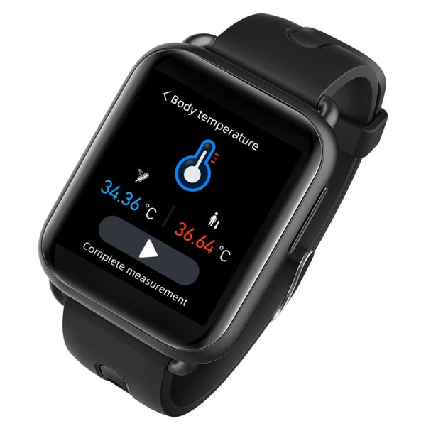 Smart Watch Support Bluetooth Sport Temperature Fitness Wristband,Black,for Carousel 2