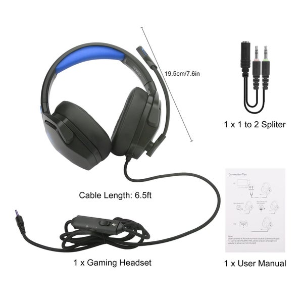 Gaming Headset Fit for PC & Gaming Consoles PS5, PS4, Xbox Series X | S, Xb Carousel 7