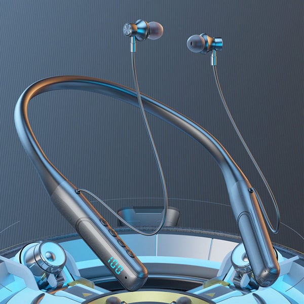 Neck-mounted Metal Bluetooth Headset With Digital Display, Sports Neck-moun Carousel 7