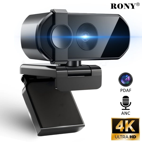 4K Webcam with Microphone, Plug & Play Computer Camera with Auto Focus and Carousel 1