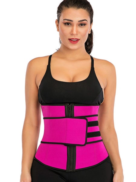 Women Adjustable Waist Trainer Corset Trimmer Belt Body Shaper Neoprene Spo Carousel 2