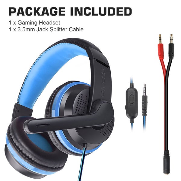Gaming Headset with Mic Fit for PC/PS4/PS5/Xbox One/Nintendo, Wired 3.5mm O Carousel 10