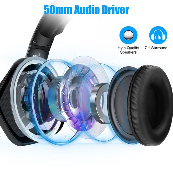 7.1 Surround Sound Gaming Headset Fit for PC, PS4/PS5, Xbox One, Nintendo S Carousel 2