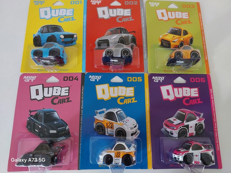 MINI GT QUBE CARZ - CASE SET OF 6 (SERIES 1) Carousel 1