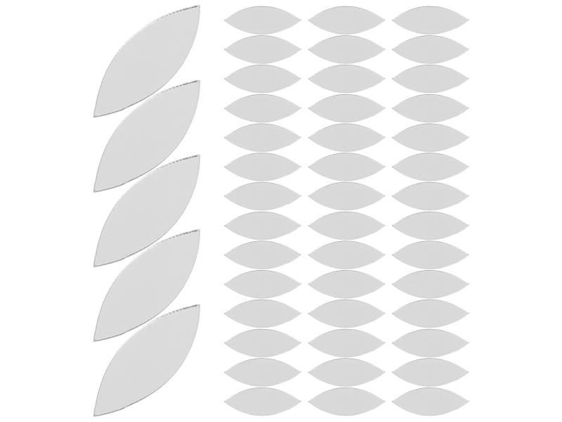 150 PCS Mirror Sticker Small For Crafts Shapes Ceramic Tile Glass Petal Mosaic Carousel 1