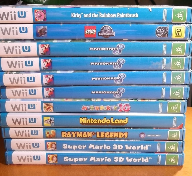 Bulk lot Nintendo Wii U Cases Only -11 Cases incl Mario Kart, Rayman Legends etc Carousel 1