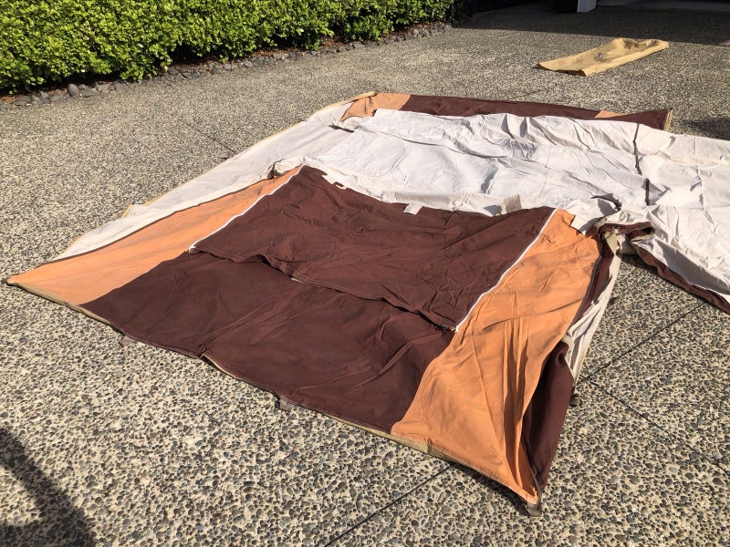 TENT. 12x9 feet (4x3m) with Sunroom Carousel 2