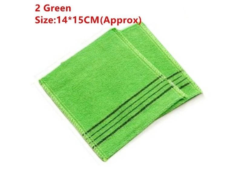 5pcs Korean Exfoliating Bath Body Washcloth Shower Wash Cloths Dead Skin Clean Carousel 1
